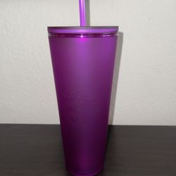 New Starbucks Purple Soft Touch Tumbler