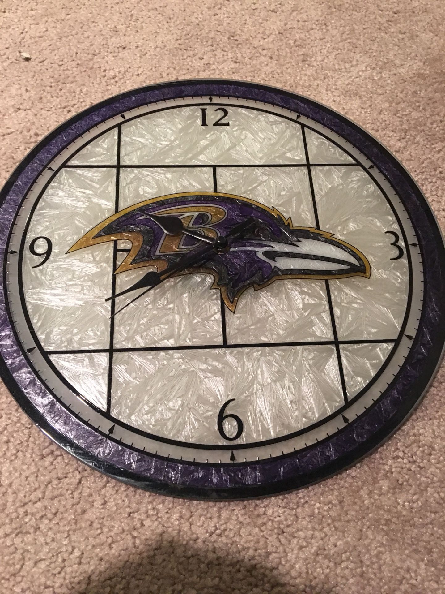 Ravens clock