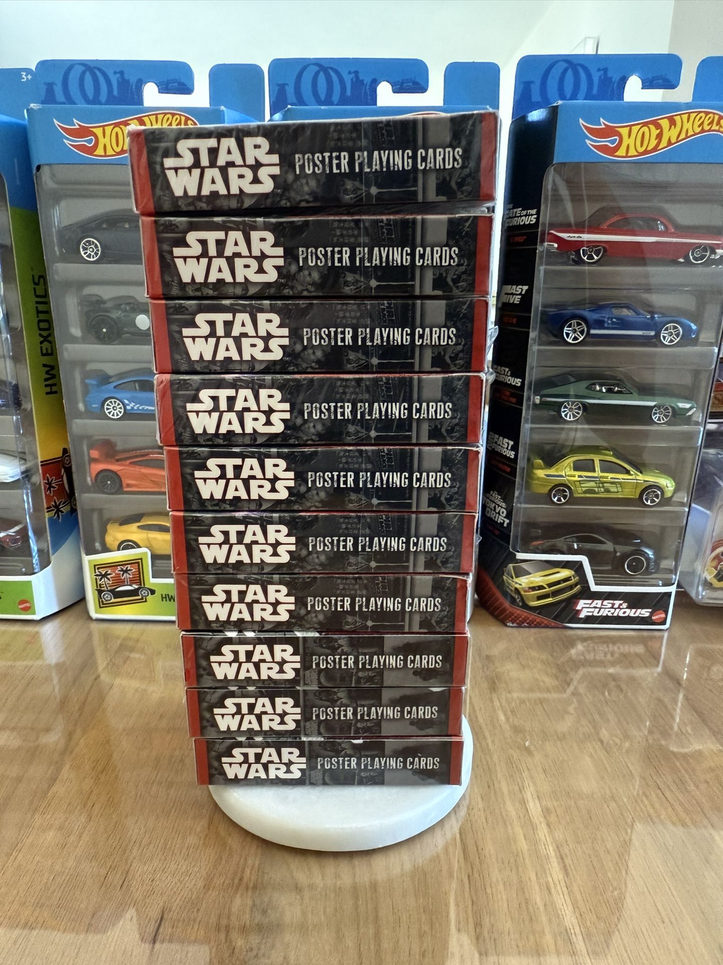 π¬π₯ (10) LOT OF 10 - 2007 STAR WARS POSTER PLAYING CARDS FACTORY SEALED LUCAS FILMS 55 Posters From Around The World π¬π₯