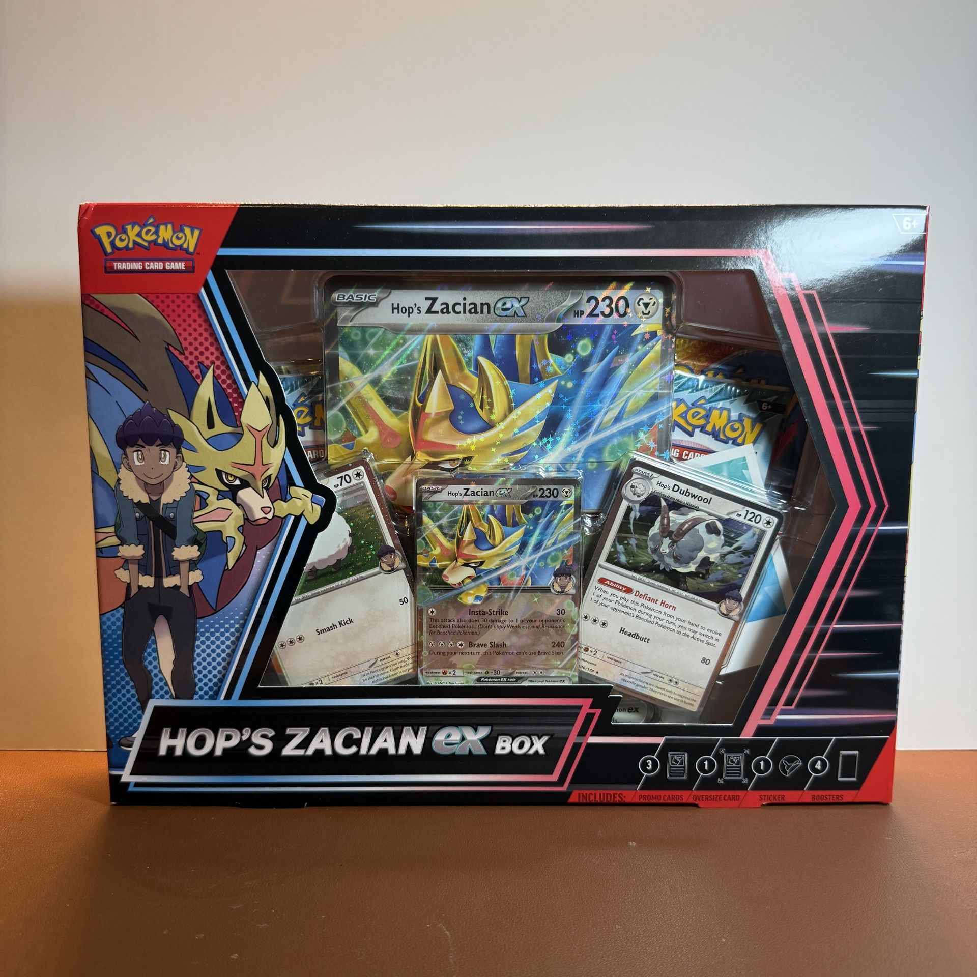 Pokemon TCG Journey Together - Hop's Zacian ex Box - Factory Sealed/Brand New