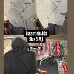 Essentials and ski masks