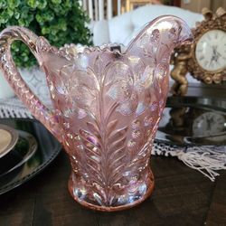 Lenox Pitcher Carnival  Glass
