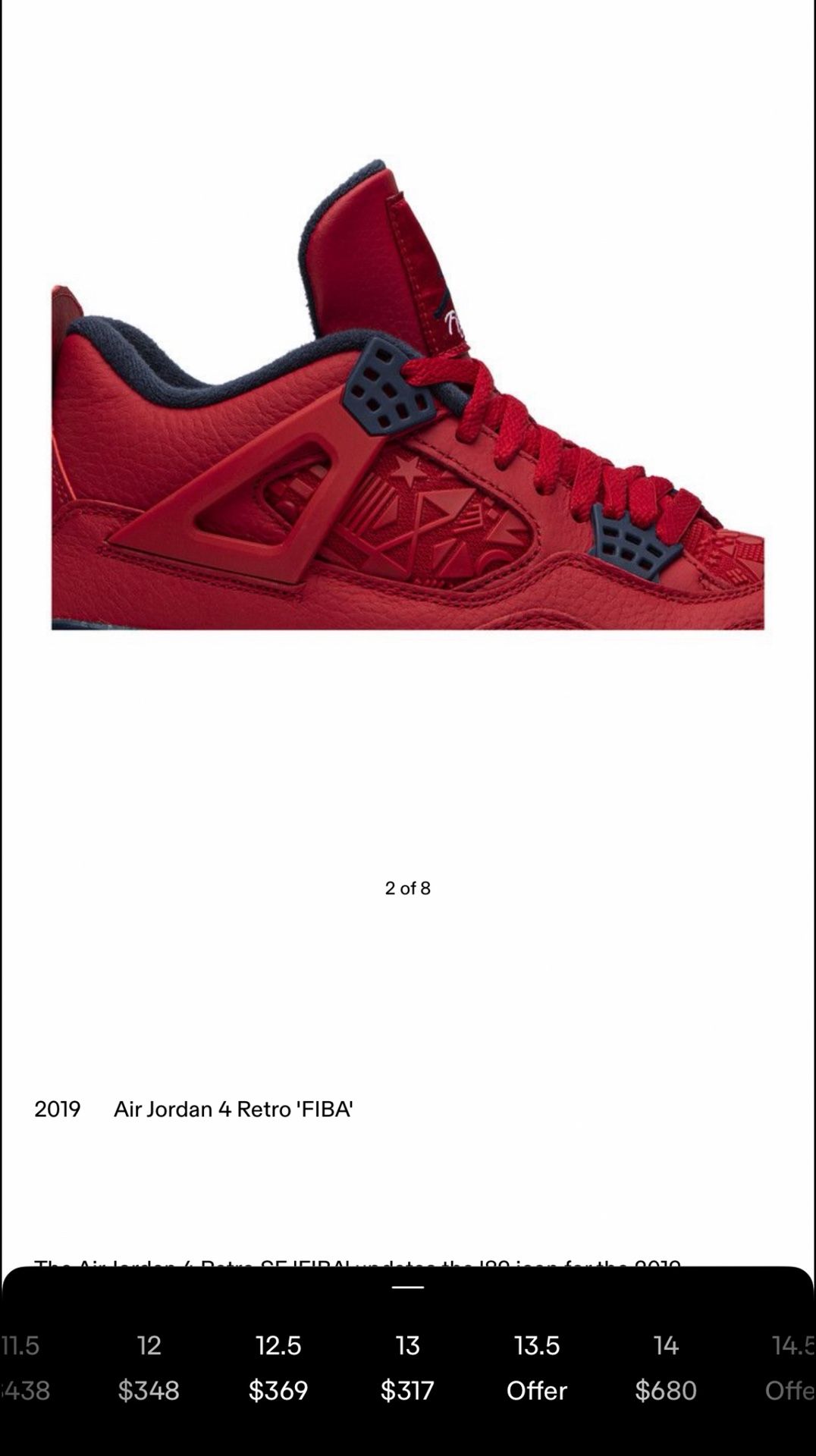 Air Jordan 4 Fiba