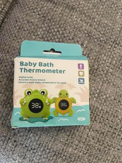Baby bath thermometer