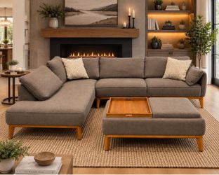 Large Jolene Sectional Couch Free Delivery