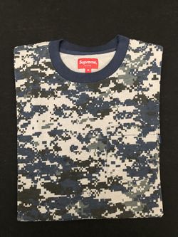 SUPREME CAMO POCKET TEE