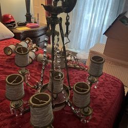 Antique Chandelier 3pc Set