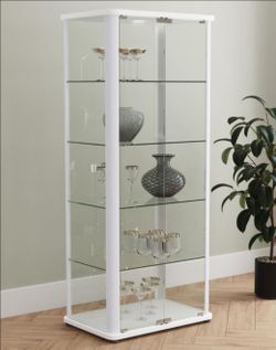 Aero lighted display cabinet