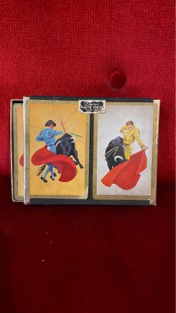 1950s collectors playing cards