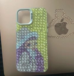 Paradise Kiss Miwako Themed Bedazzled Homemade Iphone 12 phone case