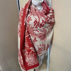 New Market sample designer look Twall Reversible cashmere long scarf