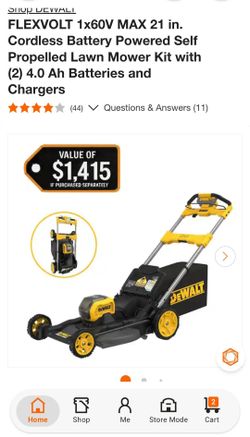 FLEXVOLT 1x60V MAX 21 in. Cordless Battery Powered Self Propelled Lawn Mower Kit with (2) 4.0 Ah Batteries and Chargers