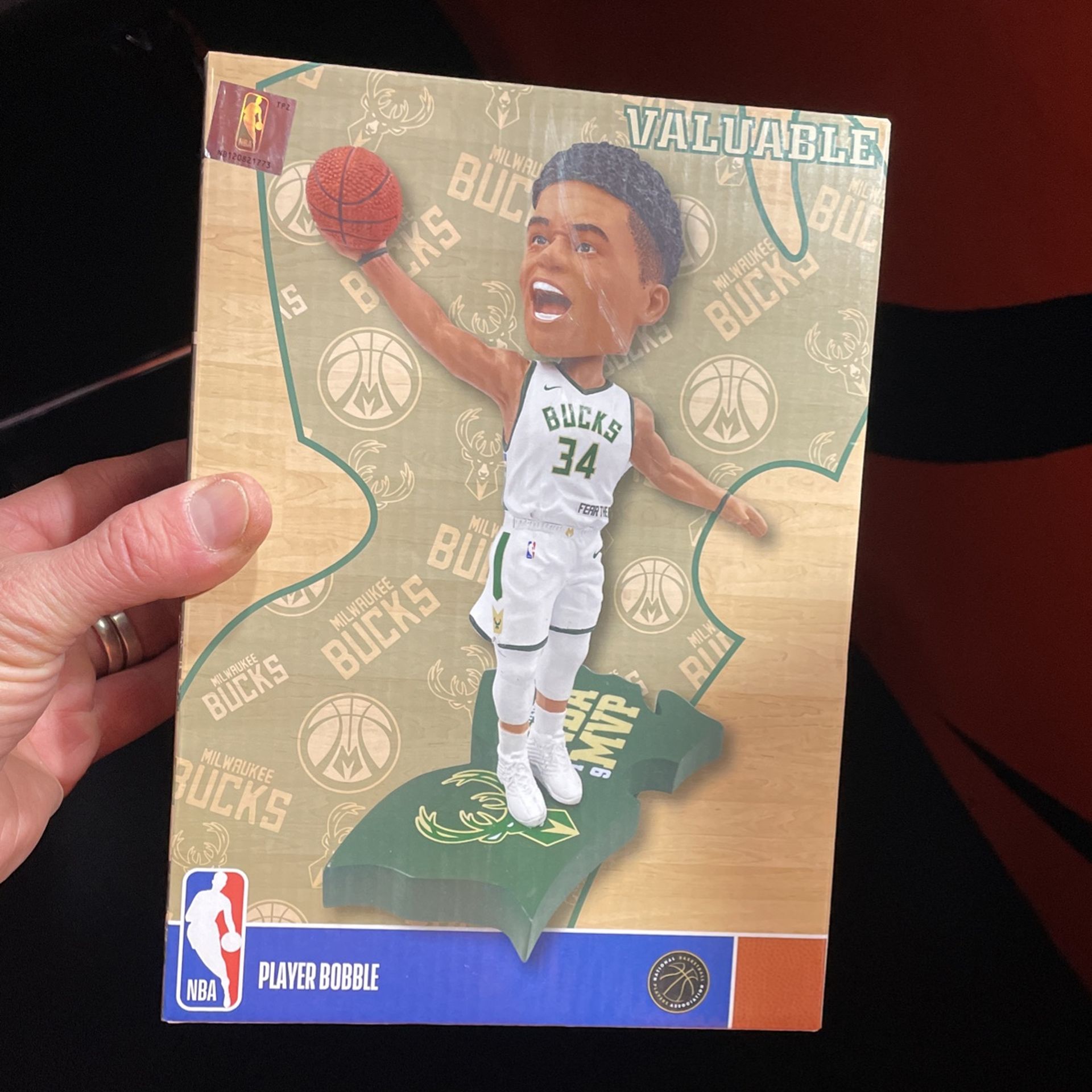 MVP Bobblehead New Bucks Giannis Antetokounmpo