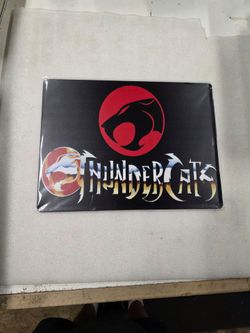 Retro Thundercats 80s cartoon faux vintage metal sign