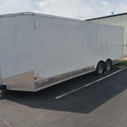 8.5x24ft Enclosed Vnose Trailer Brand New Moving Storage Cargo Traveling Car Truck ATV UTV SXS Hauler