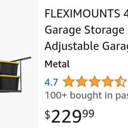 Fleximount Adjustable Ceiling Storage Rack