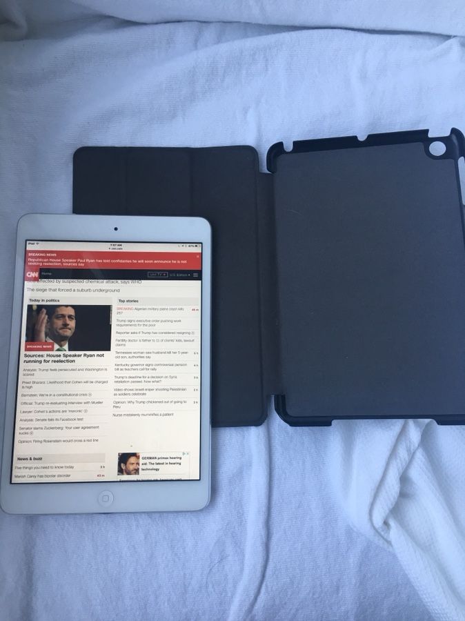 Ipad mini 16gb mint with case