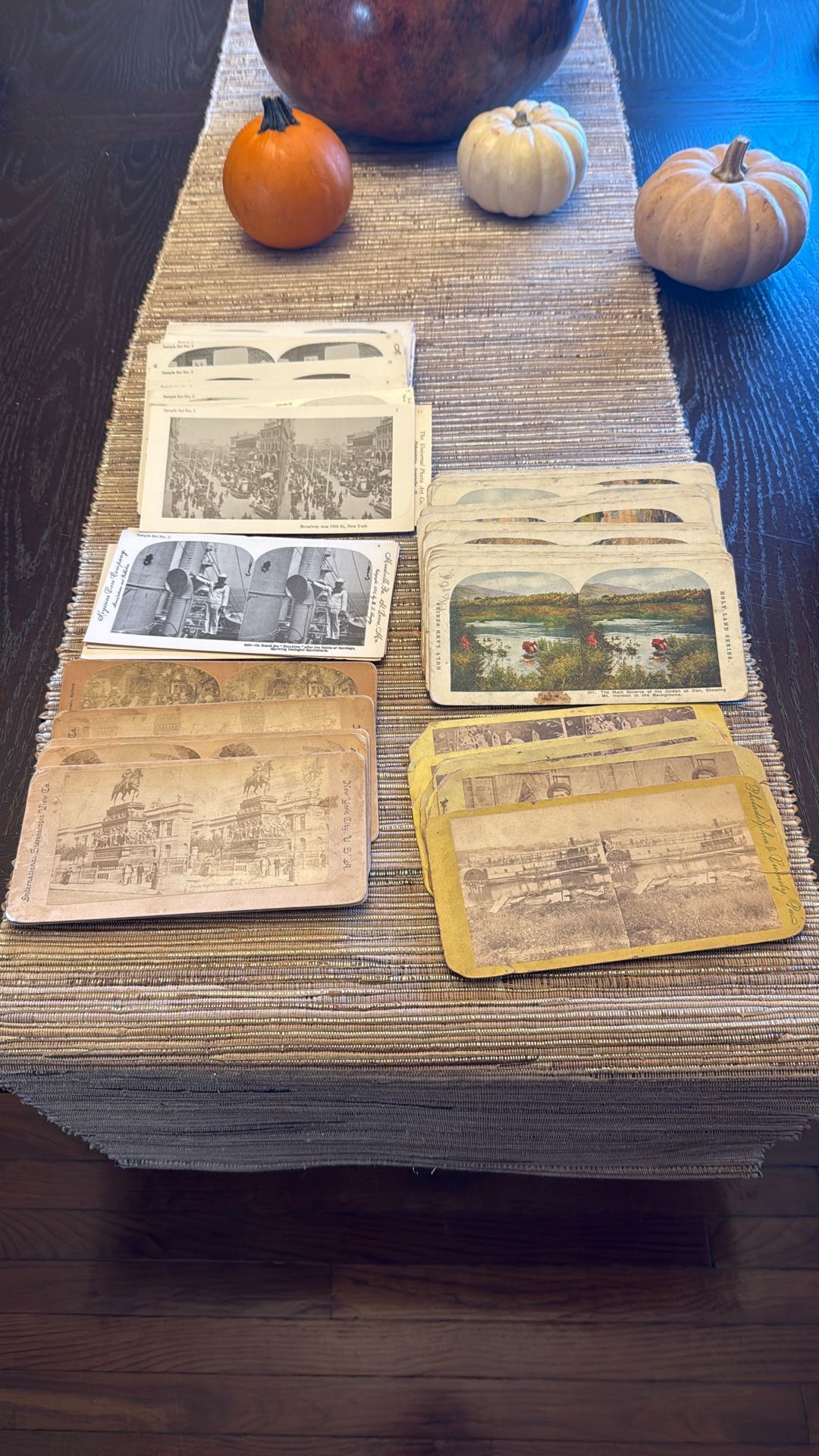 Antique Stereoscopic Cards Lot