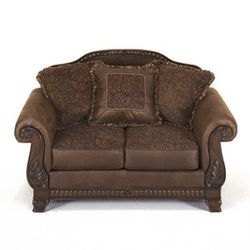 Ashley Furniture Bradington - Truffle Loveseat