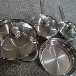 New Stainless Steel Cookware Set 