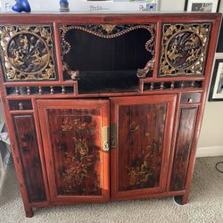 Asian Solid Wood Cabinet 
