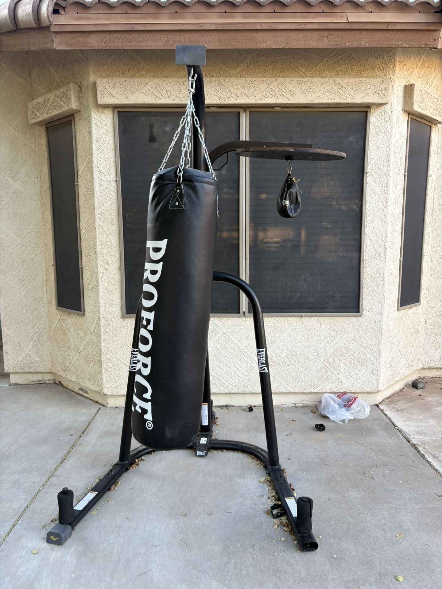 boxing bag/speed bag with stand