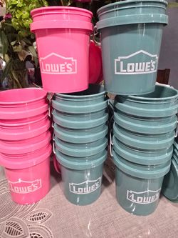 Lowes , Little buckets with lids