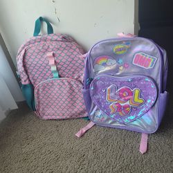 Jojo & Little Mermaid Girls Backpack 
