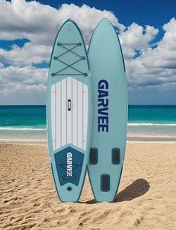 NEW Paddleboard W/ Pump & Oar, Inflatable Stand Up Paddle Board & Accessories, Non Slip Deck, Carry Bag !