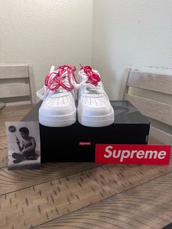 Supreme white air forces 1