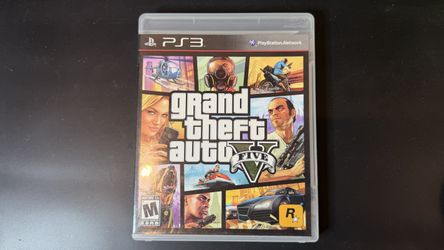 Grand Theft Auto V GTA 5 PlayStation 3 PS3 - Cleaned & Tested