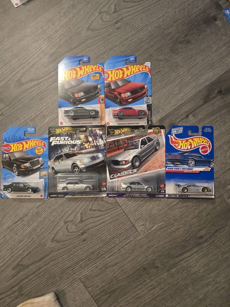 Mercedes Hot Wheels Lot