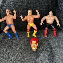 1984 Hulk Hogan WWF Wrestling Superstars LJN Rubber