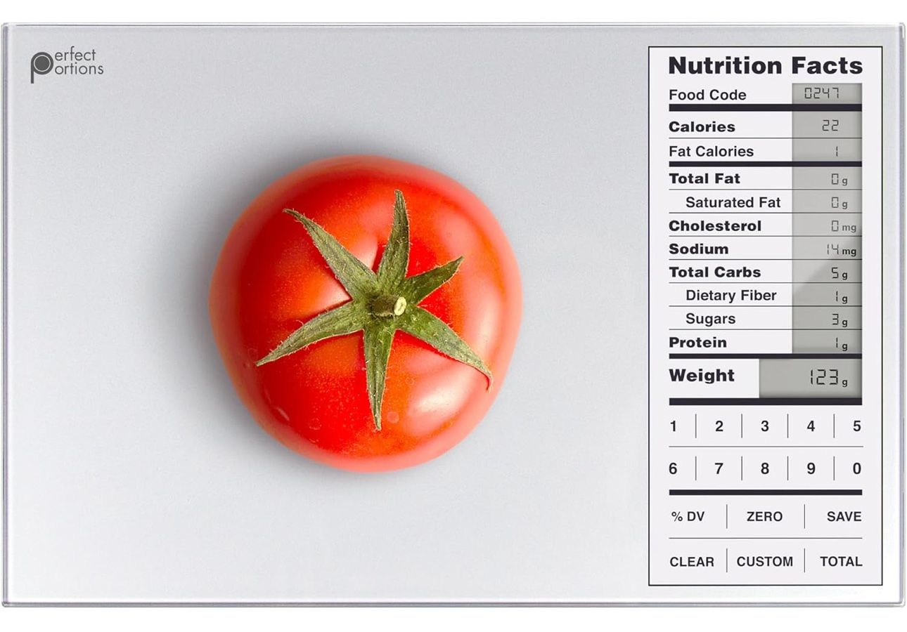 New: Greater Goods Perfect Portions Nutrition Scale for Tracking Nutrition Value, Macro Counting
