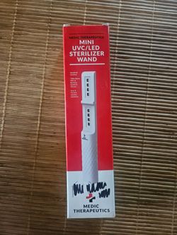 Mini UVC/led sterilizer wand