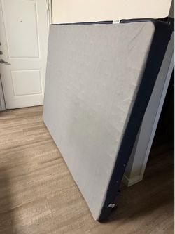 Queen boxspring and frame