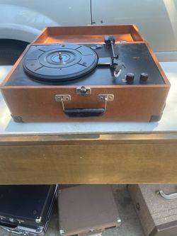 Crowley Model:CR49 in briefcase wrapped with light brown material