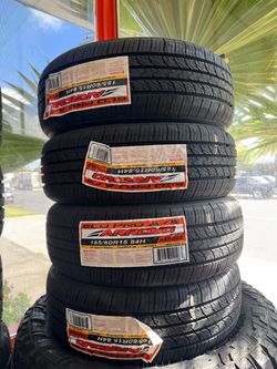 📲✅185/60/15 vendo set de llantas nuevas Arroyo