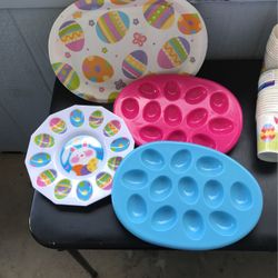 Easter Party trays  & Egg holders 