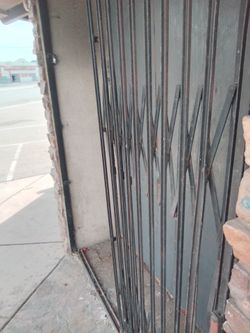 Security Skeleton grill gate