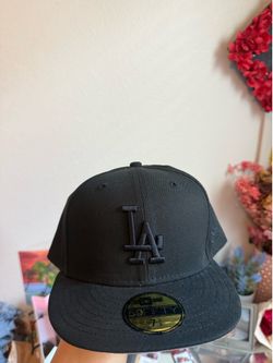 All black LA hat