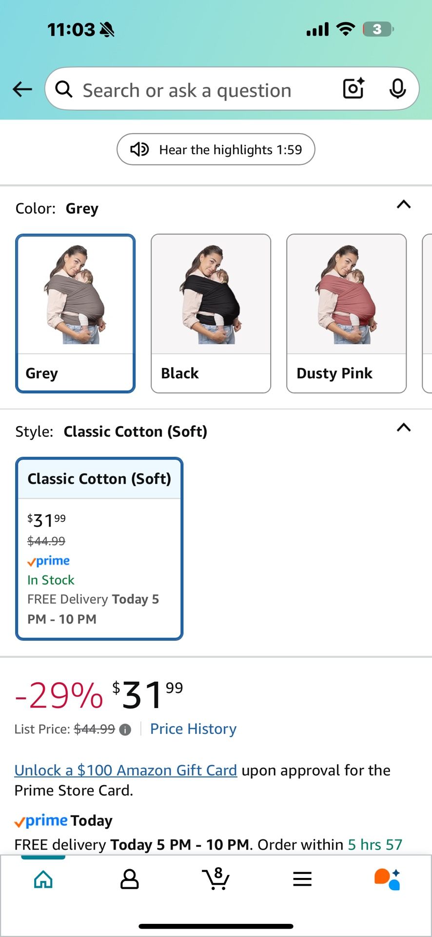 Boba Baby Carrier