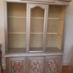 Armoire Silver Leafed to look antique
