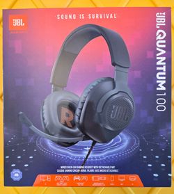 JBL Quantum 100 by Herman Wired Gaming Headset