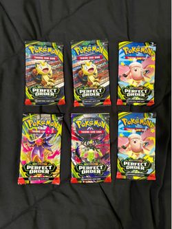 Pokemon Perfect Order Booster packs