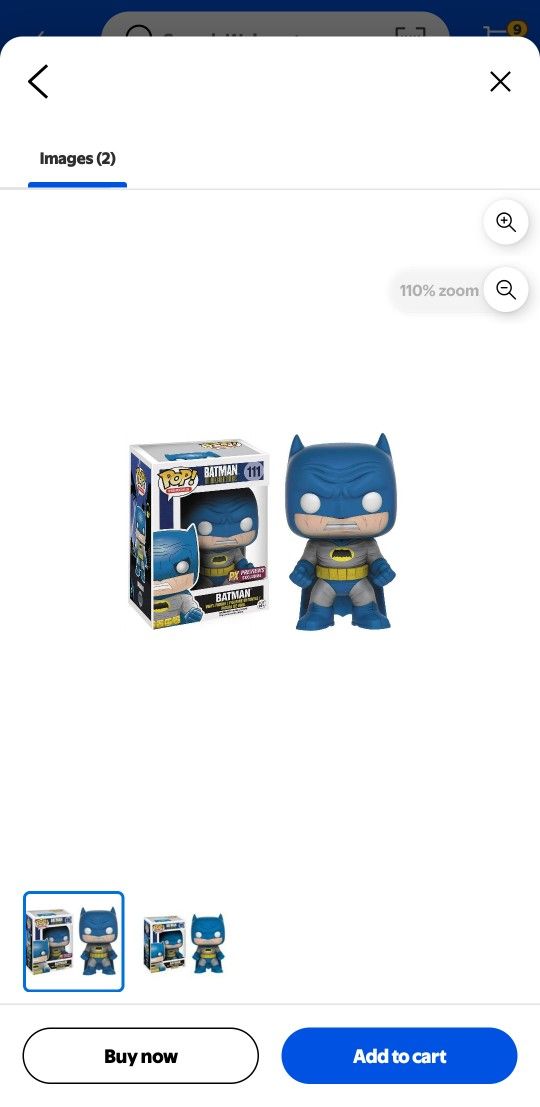 Batman Funko Pop 111 Blue Dark Night Returns