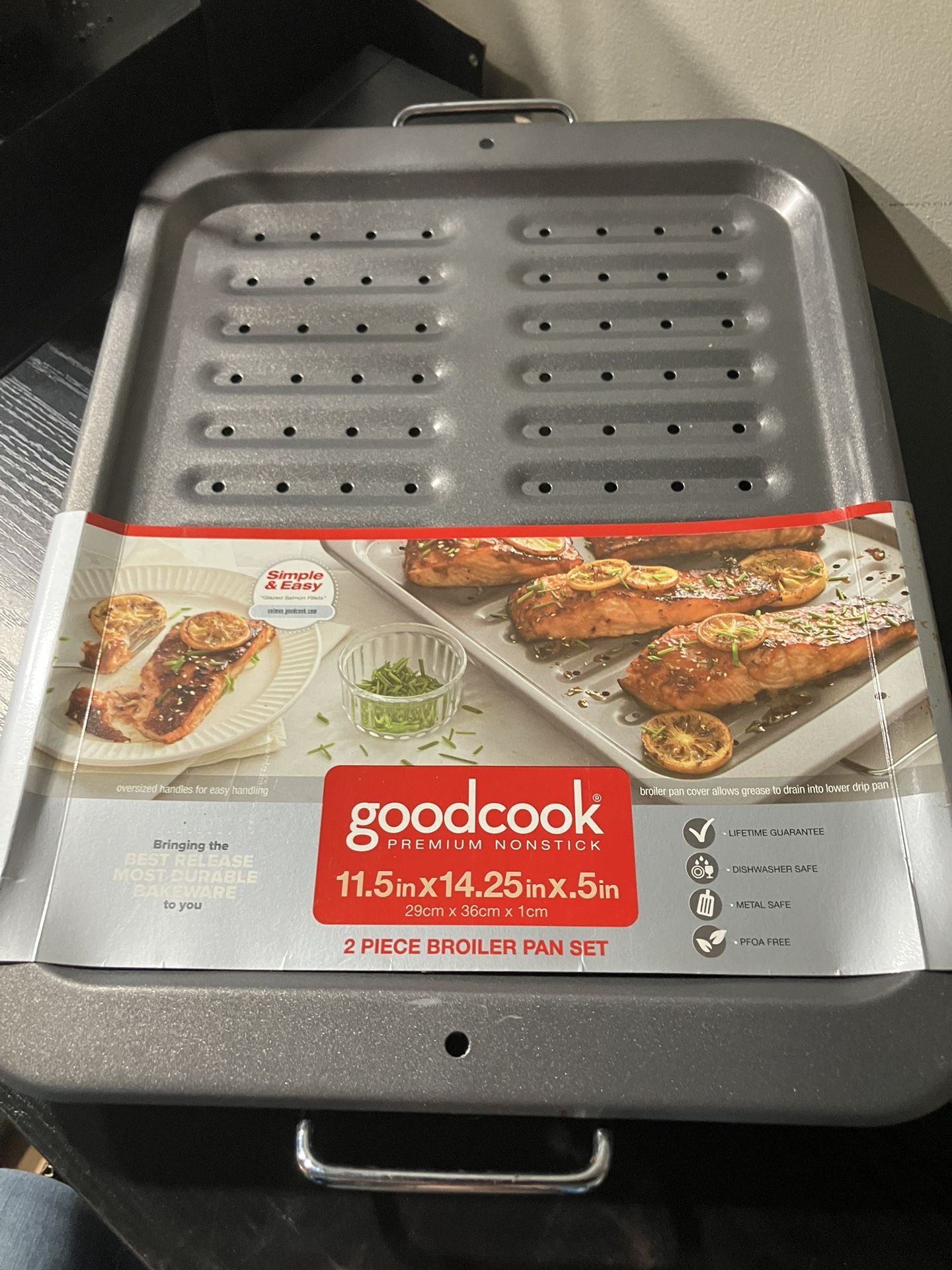 Goodcook 2 Piece Broiler Pan Set