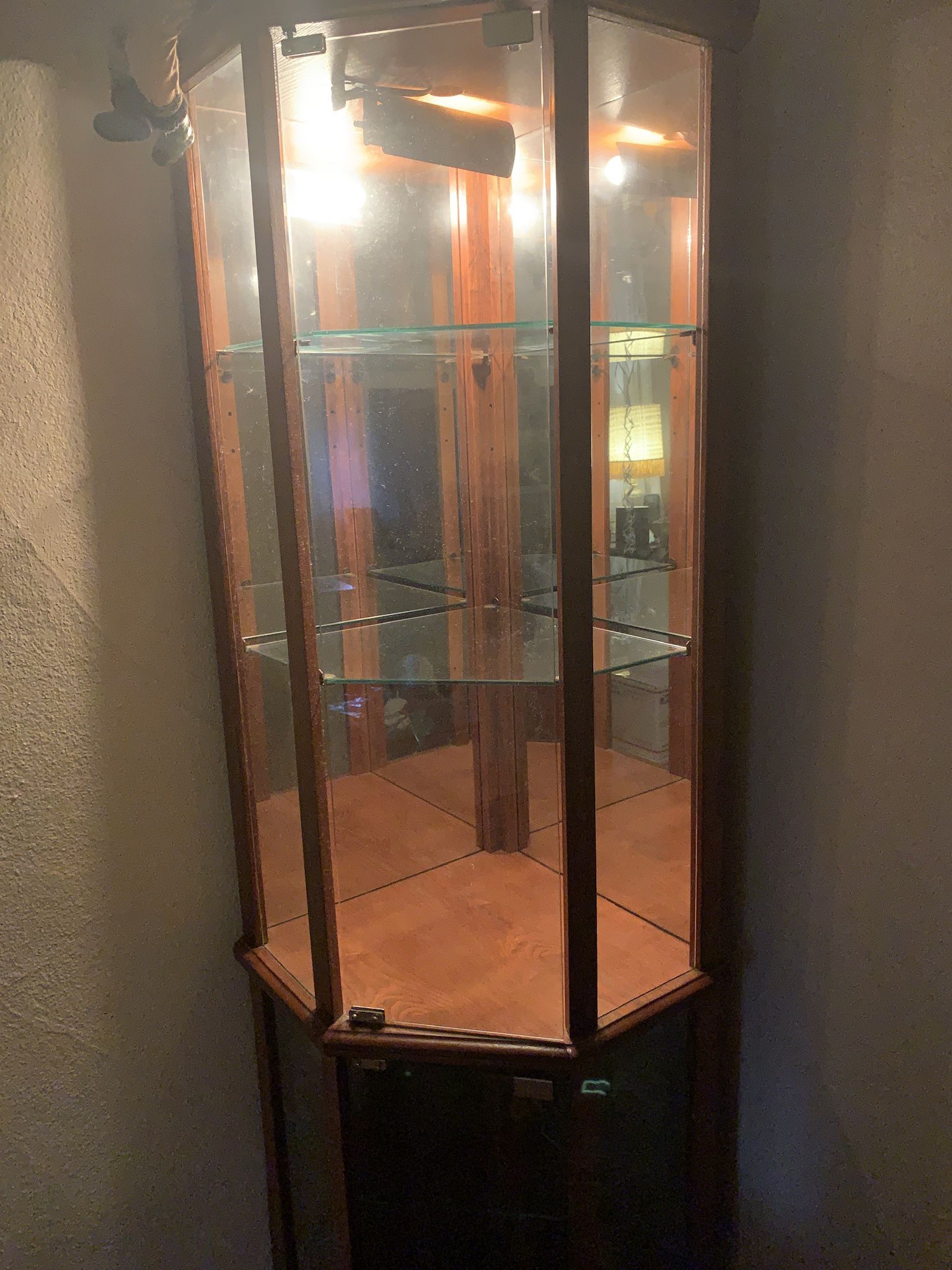 Curio Cabinet With Built In Lighting