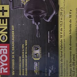 Ryobi Hybrid Drain Auger Kit