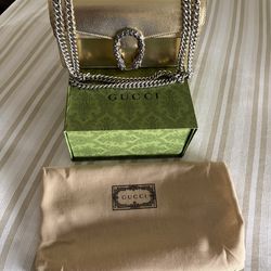 Mini Shoulder Bag – Metallic Gold